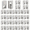 M5 T Slot Nuts, 6mm Half Round Roll-in Spring Tee Nuts for Aluminum Extrusion Profile 10pcs