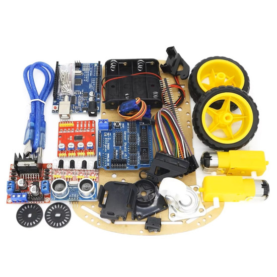 2 Wheel Smart Car Robot Chassis Kit with Speed Encoder full kit 2 Wheel Smart Car Robot Chassis Kit with Speed Encoder full kit