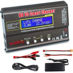 HTRC imax B6 80W Digital RC Balance Charger Discharge for LiPo NiMH NiCd LiFe Pb Battery +12V 6A AC Adapter
