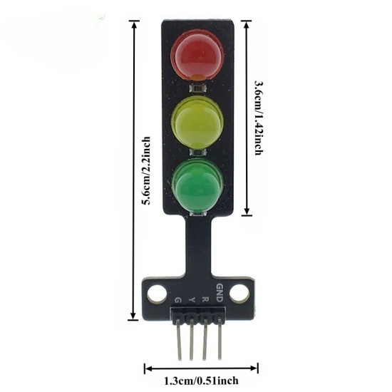 Traffic Light Module 5V Traffic Light Signal Light Electronic Additions Module