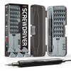 Electric Screwdriver Kit - Quiet, Durable, Rechargeable with High Torque, 46-in-1 Portable Multi-Tool Kit