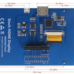 5 Inch Raspberry Pi Screen Touchscreen 800x480 TFT LCD 5 Inch Raspberry Pi Screen Touchscreen 800x480 TFT LCD
