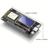 ideaspark  ESP32 Development Board with 0.96 Inch OLED Display CH340 WiFi+BLE Wireless Module