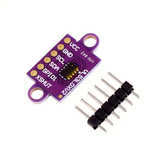 GY-VL53L0XV2 Laser Distance Module I2C IIC 3.3V/5V for arduino, Obstacle Avoidance, Robotics Projects, I2C Interface, Compact Module VL53L0X GY-VL53L0XV2 Laser Distance Module I2C IIC 3.3V/5V for arduino, Obstacle Avoidance, Robotics Projects, I2C Interface, Compact Module VL53L0X