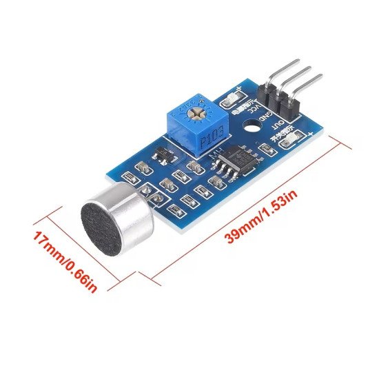 High-Sensitivity Sound Sensor Module LM393