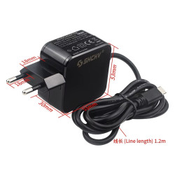 Raspberry Pi 5 Power Adapter, 5.1V 5A, 100V-240V, Type-C Power Supply