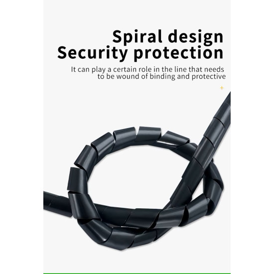 PE Wire Harness Cable Protection Conduit Spiral Wound Sleeve Insulation resistant High Temperature Auto Mechanical Circuit 1meter PE Wire Harness Cable Protection Conduit Spiral Wound Sleeve Insulation resistant High Temperature Auto Mechanical Circuit 1meter