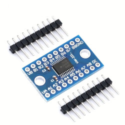 TXS0108E High Speed Full Duplex Logic Level Converter 8 Channel SPI 8 Way 3.3V 5V IIC 8-Bit Bi-Directional Converter Module