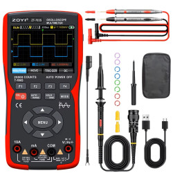 ZOYI ZT703S 3in1 Digital Multimeter 50MHz Bandwidth 280MS Rate PC Waveform Data Storage Dual Oscilloscope Signal Generator ZOYI ZT703S 3in1 Digital Multimeter 50MHz Bandwidth 280MS Rate PC Waveform Data Storage Dual Oscilloscope Signal Generator