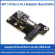 Raspberry Pi 5 PCIe to M.2 Mini Adapter supports NVMe M.2 SSD NVMe HAT Raspberry Pi 5 PCIe to M.2 Mini Adapter supports NVMe M.2 SSD NVMe HAT
