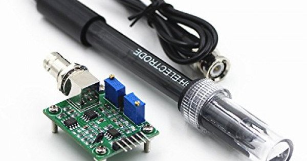 PH4502C 0-14 PH Meter Value Detector module Detection Hydroponic Sensor ...