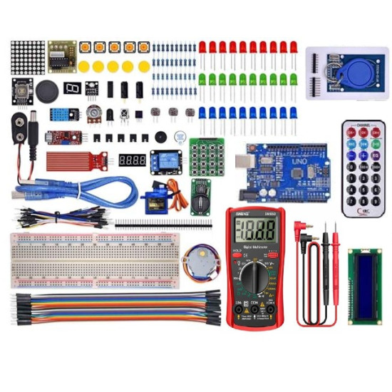 Starter Kit for Arduino UNO R3 SMD NEWEST RFID Learning Suite With Retail Box with multimetre Starter Kit for Arduino UNO R3 SMD NEWEST RFID Learning Suite With Retail Box with multimetre