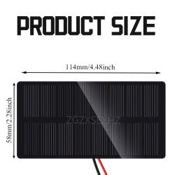 1.5W Mini Solar Panel Solar Cells DIY For Light Cell Phone 1.5W Mini Solar Panel Solar Cells DIY For Light Cell Phone