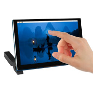 Raspberry Pi 5 Inch DSI LCD Capacitive Touch Screen 800x480 MiPi Display for RPi 5 Monitor with Holder