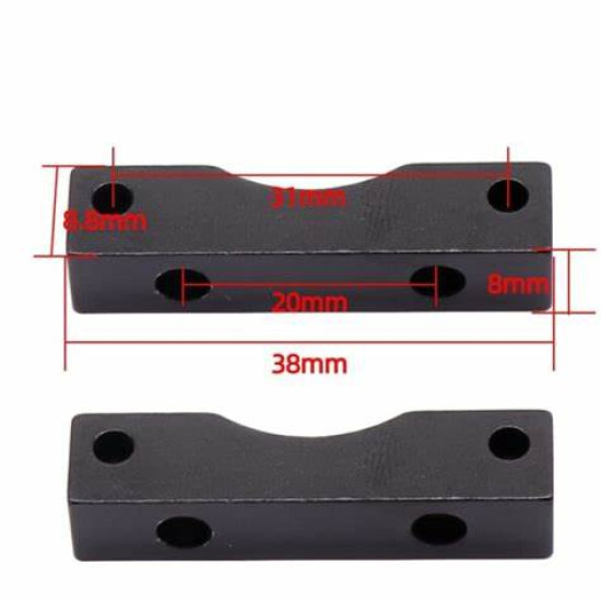 3D Printer Parts Aluminum Alloy Z axis Stepper Motor Mount Block 3D Printer Parts Aluminum Alloy Z axis Stepper Motor Mount Block