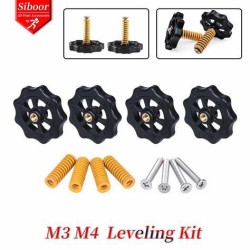 3D Printer Parts Heated Bed Spring Leveling Kit Adjustment 3D Printer Parts Heated Bed Spring Leveling Kit Adjustment