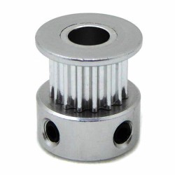 Aluminum GT2 Timing Pulley 20 Tooth 6mm/10mm Belt 6.35mm Bore Aluminum GT2 Timing Pulley 20 Tooth 6mm/10mm Belt 6.35mm Bore