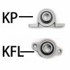 KFL/KP 08 Bearing Shaft Support Spherical Roller Zinc Alloy Mounted Bearings Pillow Block Housing