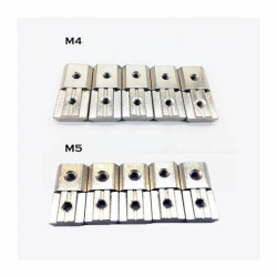 Nut Lock T Sliding M3 M4 M5 10pcs