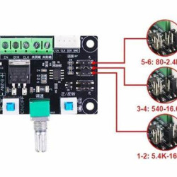 DC 12V-24V Stepper Motor Driver Drive Controller PWM Pulse Signal Generator Speed Control Module Board DC 12V-24V Stepper Motor Driver Drive Controller PWM Pulse Signal Generator Speed Control Module Board