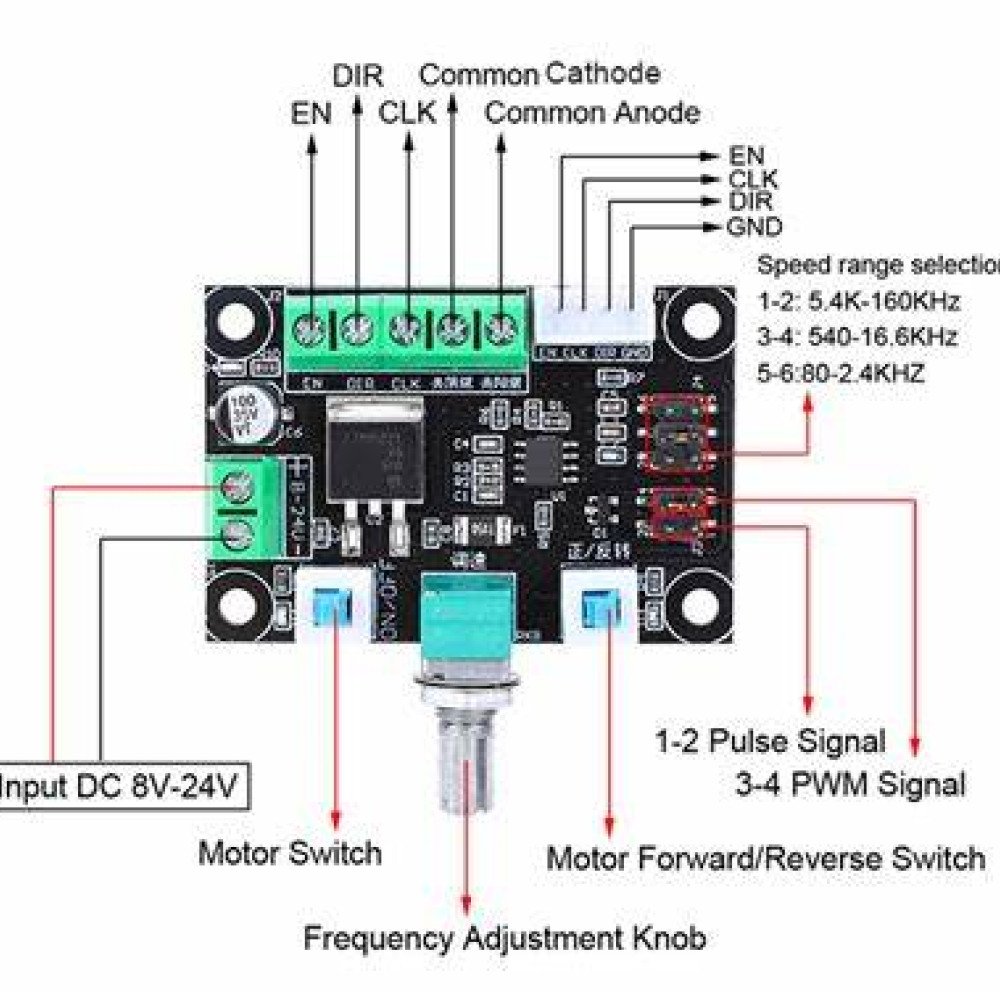 Stepper Motor Driver Speed Control Module Board