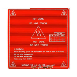 3D Printer Part DIY HotBed Heating Platform Dual Voltage PCB MK2 b214x214mm